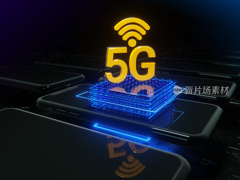 5G wifi技术数字概念